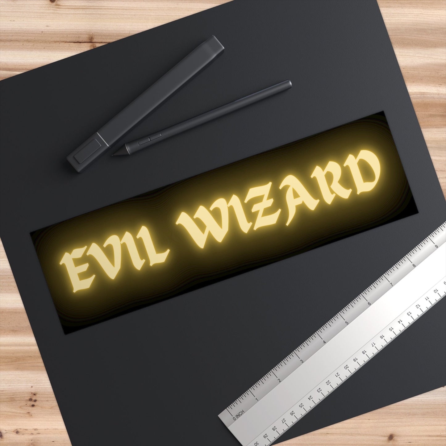 Evil Wizard Bumper Sticker, Funny TTRPG Car Decal