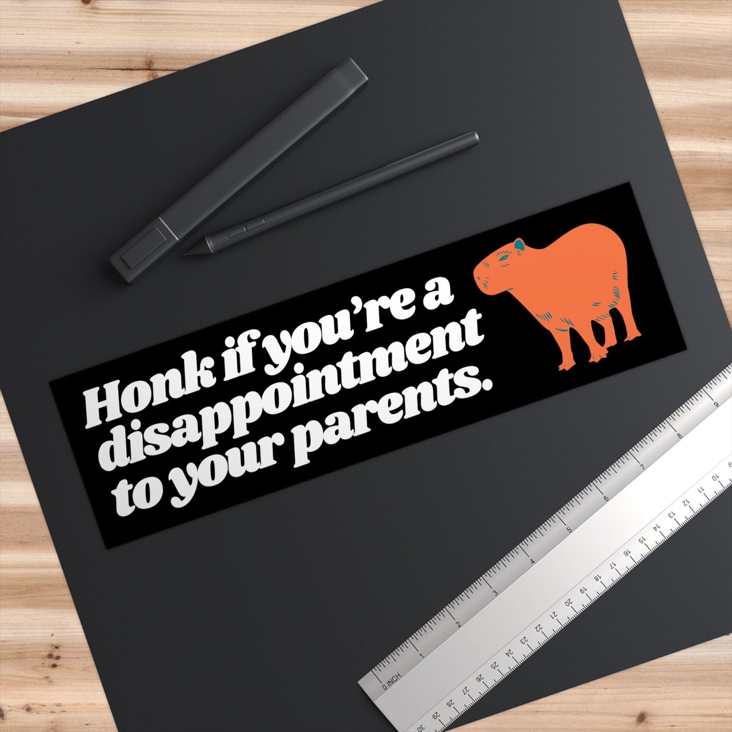 Disappointment Bumper Sticker, Funny Car Accessories, Waterproof Vinyl