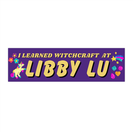 Libby Lu Bumper Sticker, Funny y2k Car Decal