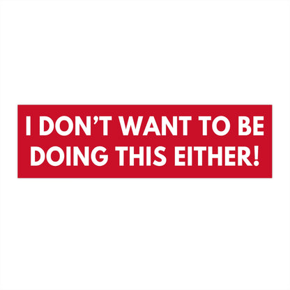 Funny Bumper Sticker, Cursed Meme, Vinyl Car Decal