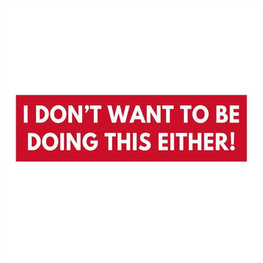 Funny Bumper Sticker, Cursed Meme, Vinyl Car Decal