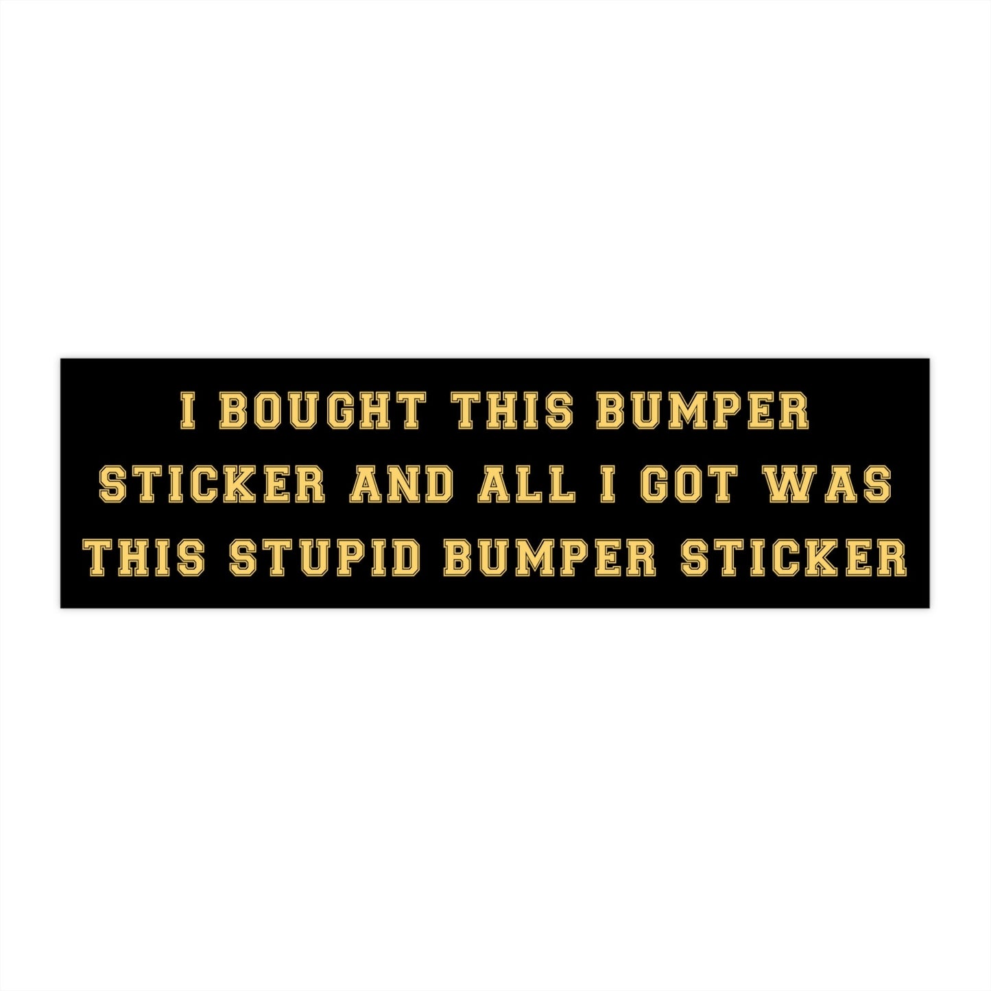 Funny Bumper Sticker, Novelty Car Window Decal, Gen Z Humor