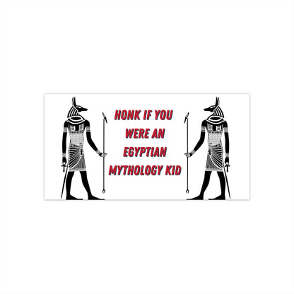 Egyptian Mythology Bumper Sticker, Funny Car Decal, New Driver Gift