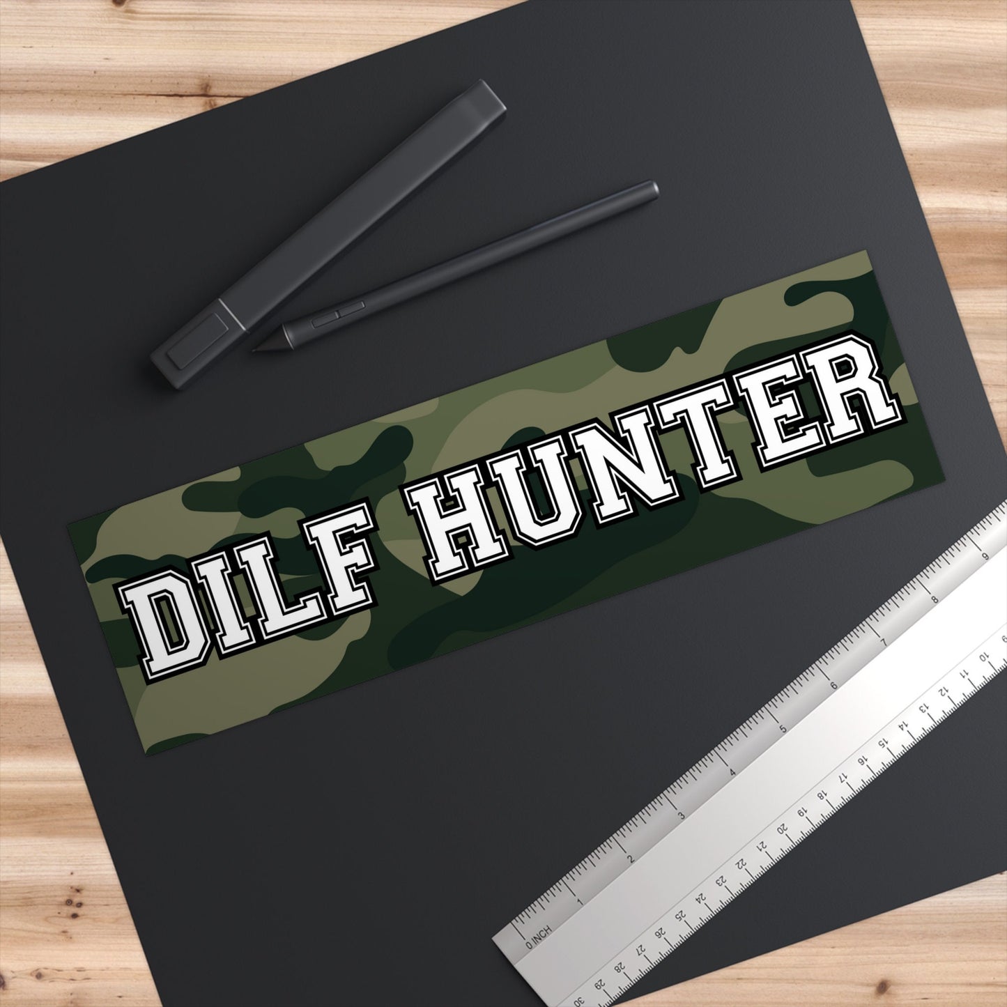 DILF Bumper Sticker Funny, DILF Hunter Bumper Sticker for New Car, Cursed Bumper Stickers, Bad Driver Car Sticker, Hot Dads