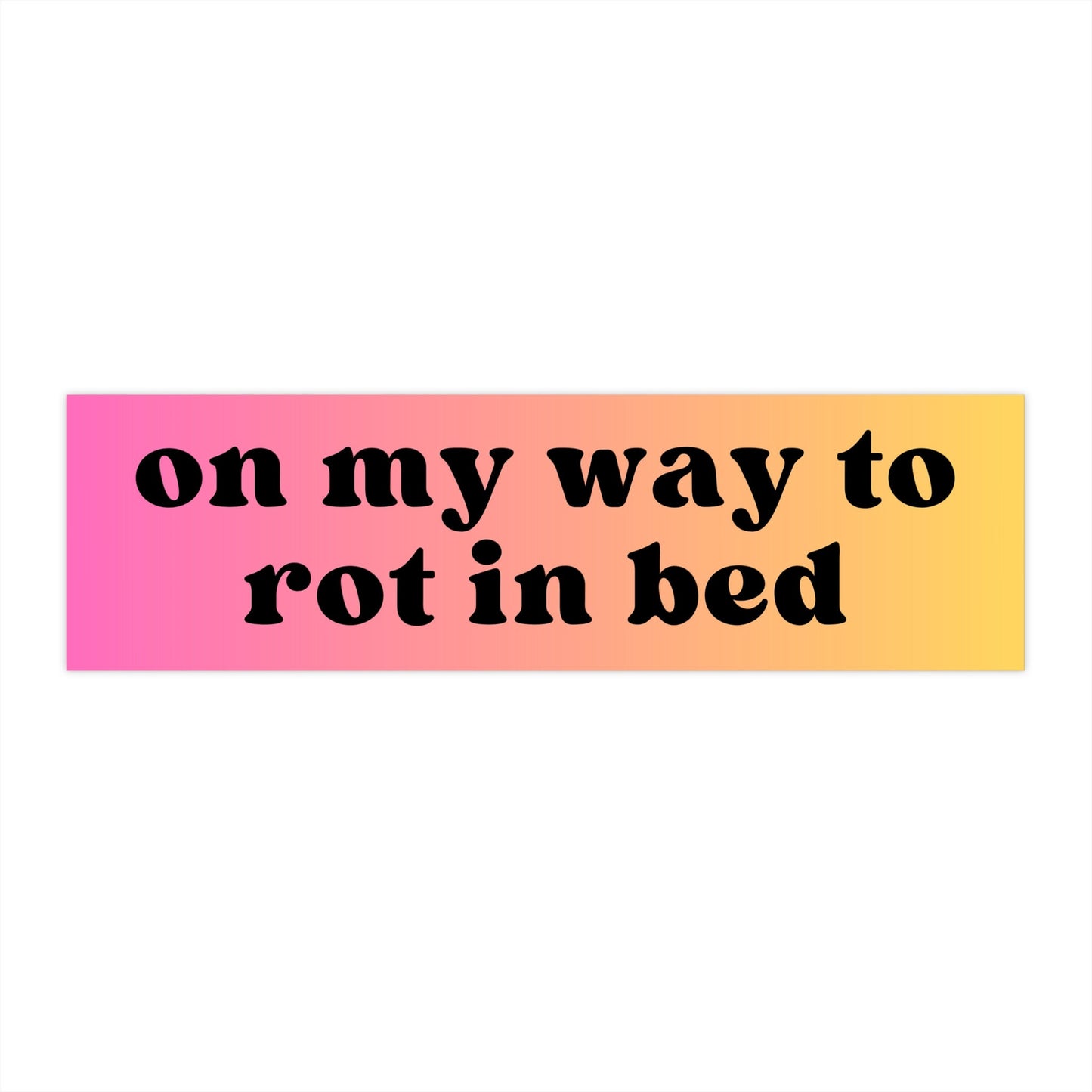 Girl Rot Bumper Sticker, Funny Gen Z Car Decal