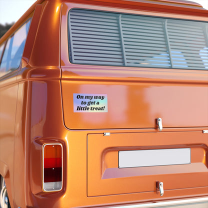 Little Treat Bumper Sticker, Gen Z Car Decor