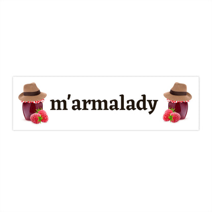 M'armalady Bumper Sticker: Funny Car Decal, Weird Gift