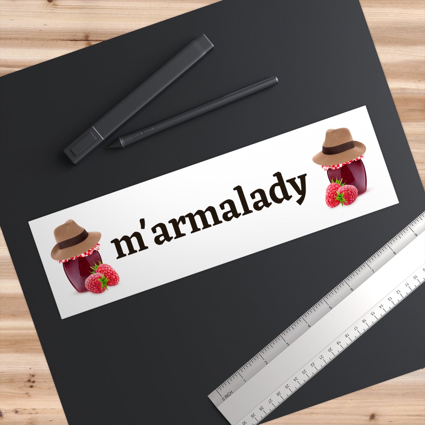 M'armalady Bumper Sticker: Funny Car Decal, Weird Gift