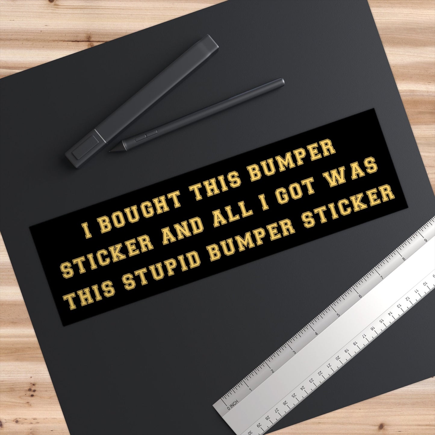 Funny Bumper Sticker, Novelty Car Window Decal, Gen Z Humor