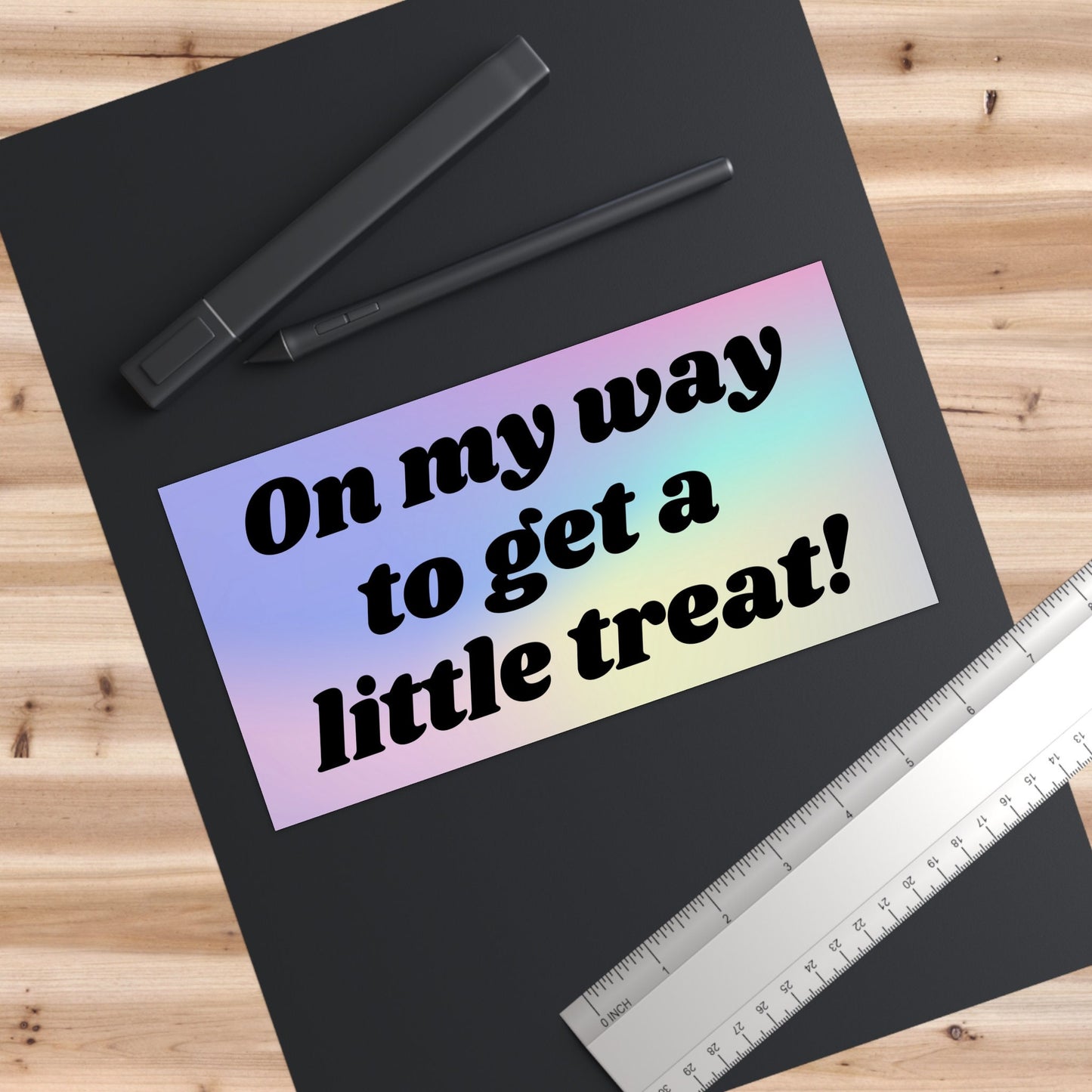 Little Treat Bumper Sticker, Gen Z Car Decor