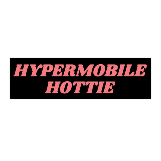 Hypermobile Hottie Bumper Sticker, Funny EDS Vinyl Decal