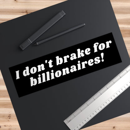 Eat the Rich Bumper Sticker, Funny Car Decal, Gen Z Gift