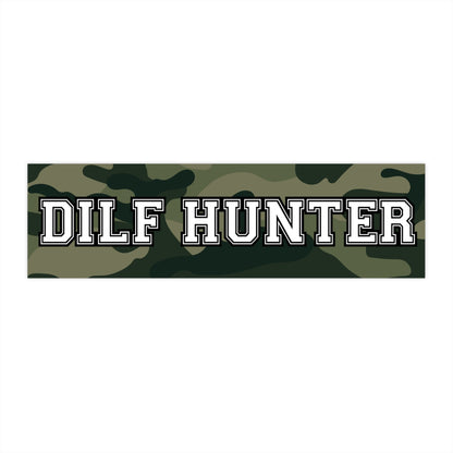 DILF Bumper Sticker Funny, DILF Hunter Bumper Sticker for New Car, Cursed Bumper Stickers, Bad Driver Car Sticker, Hot Dads