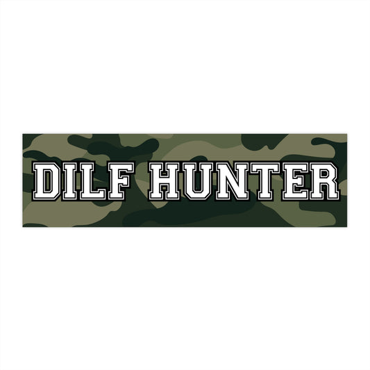 DILF Bumper Sticker Funny, DILF Hunter Bumper Sticker for New Car, Cursed Bumper Stickers, Bad Driver Car Sticker, Hot Dads